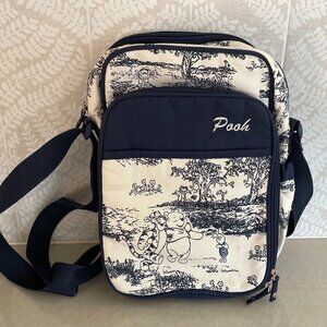Disney Blue and White Crossbody Bag with Urban Design
